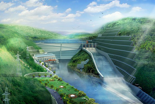 青山老挝南塔河1号水电站项目